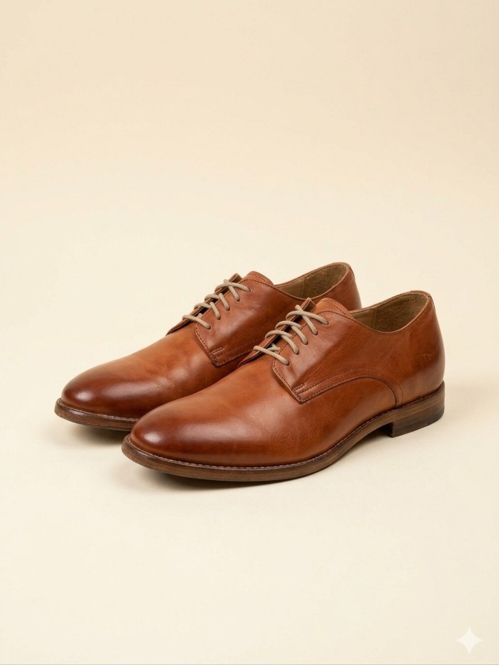 MOMA Ladies Washed Leather Oxford Size 40